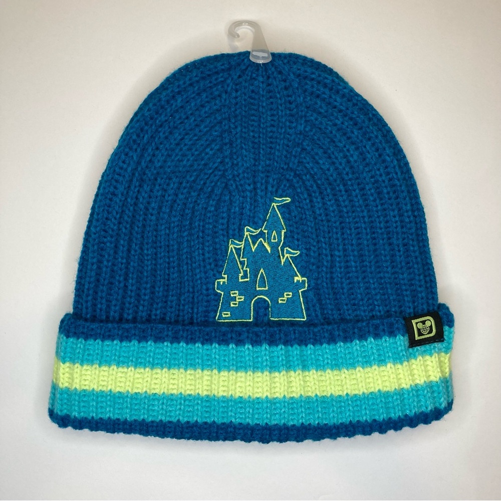 Disney Parks Walt Disney World Beanie Hat with Embroidered Cinderella Castle